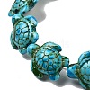 Synthetic Turquoise Dyed Beads Strands G-P507-05Q-2