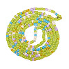 Resin Beads Bracelets BJEW-TAC0080-01C-1
