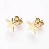 304 Stainless Steel Stud Earrings EJEW-G244-12G-1