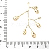 Brass Pendant Cabochon Settings for Enamel KK-G601-03G-3