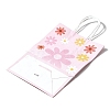 Rectangle with Sunflower Pattern Paper Gift Bags CARB-L012-01E-3