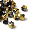 Electroplated Glass Beads EGLA-G040-01A-HP04-1