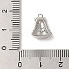 Brass Micro Pave Cubic Zirconia Charms KK-P278-09P-3