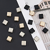 SUPERFINDINGS 30Pcs 3 Colors Zinc Alloy Slide Charms FIND-FH0008-74-5