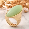 Resin Horse Eye Finger Rings RJEW-R006-01G-04-1