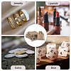 20Pcs Rectangle Polyester Imitation Burlap Packing Pouches Drawstring Bags ABAG-TA0001-95B-7