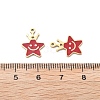 304 Stainless Steel Enamel Charms STAS-M111-17G-3