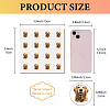 8 Sheets Plastic Waterproof Self-Adhesive Picture Stickers DIY-WH0428-103-2