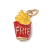 Alloy with Enamel Pendants AL-CBAE186-01G-03-1