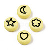 Opaque Acrylic Beads MACR-N008-33F-2