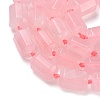 Natural Rose Quartz Beads Strands G-C270-N01-4