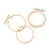 Plastic Imitation Bamboo Cross Stitch Embroidery Hoops TOOL-TADJ0001-03A-3