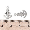 Non-Tarnish 316 Surgical Stainless Steel Charms STAS-C096-03P-3