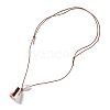 Summer Beach Natural Cultured Freshwater Pearl & Natural Shell Pendant Necklaces NJEW-JN05100-03-5