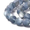 Synthetic Moonstone Beads Strands G-E573-01C-28-3