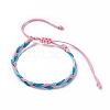 3Pcs 3 Style Plastic Braided Bead Bracelets Set BJEW-B065-08B-4