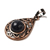 Synthetic Blue Goldstone Pendants G-H065-02R-19-2