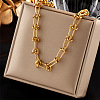 Stainless Steel Knot Thorn Link Chain Bracelets & Necklaces Sets WGD3F87-03-2