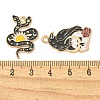 Halloween Theme Alloy Enamel Pendants FIND-U010-06-3