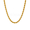 Stainless Steel Rope Chains Necklaces for Women PW-WG8237B-03-1