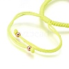 Nylon Cord Braided Bead Bracelets Making BJEW-F360-FRG14-3