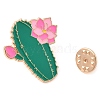 Alloy Enamel Brooches JEWB-I035-01KCG-02-3