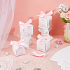 Square Paper Wedding Candy Storage Boxes with Ribbon LS-AJEW-WH0609-744B-4