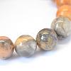 Natural Crazy Lace Agate Round Bead Strands G-E334-4mm-20-2