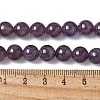 Natural Amethyst Beads Strands G-M445-8MM-01D-6