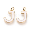 Brass Enamel Pendants KK-R139-04J-1