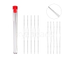 Tarnish Resistant Stainless Steel Collapsible Big Eye Beading Needles SENE-PW0013-02K-1