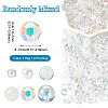 Transparent & Opaque Acrylic Bead OACR-TAC0002-08E-5