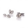 Tarnish Resistant 304 Stainless Steel Stud Earrings X-EJEW-F227-13P-2