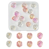 15Pcs 3 Styles Transparent Glass Beads GLAA-YW0003-69-1