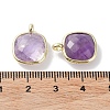 Natural Amethyst Pendants G-G012-09E-02-4