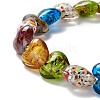 Handmade Lampwork Beads Strands LAMP-D015-09F-3