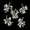 Seed Beaded Pendants GLAA-C028-04B-4