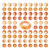 100Pcs 8mm Natural Carnelian Round Beads DIY-LS0002-39-2