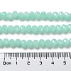Baking Paint Imitation Jade Glass Bead Strands X-DGLA-A034-J8MM-A22-3