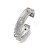 Brass Micro Pave Clear Cubic Zirconia Cuff Rings for Women RJEW-Q009-11P-2