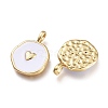 Brass Enamel Pendants X-KK-K248-04G-2