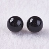 Natural Black Onyx Beads X-G-K275-32-6mm-2