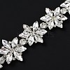 Shiny Flower Crystal Rhinestone Trim FIND-WH0050-23-2