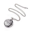 Alloy Pendant Necklace Quartz Pocket Watches WACH-L044-06P-1