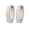 304 Stainless Steel Clear Cubic Zirconia Hoop Earrings EJEW-L307-12P-01-4