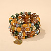 Boho Style Wood Beaded Stretch Bracelet Sets for Women WGE3C3B-29-1