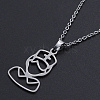 Non-Tarnish 201 Stainless Steel Pendants Necklaces NJEW-S105-JN698-45-1-1