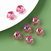 1-Hole Transparent Acrylic Buttons MACR-S373-129-C01-3