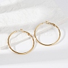 201 Stainless Steel Hoop Earrings EJEW-F188-24G-B-5