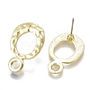 Alloy Stud Earring Findings PALLOY-T065-12-2